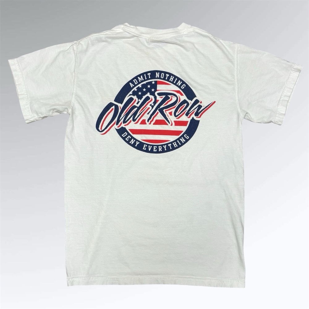 Old Row White Pocket TShirt Size Small 🇺🇸